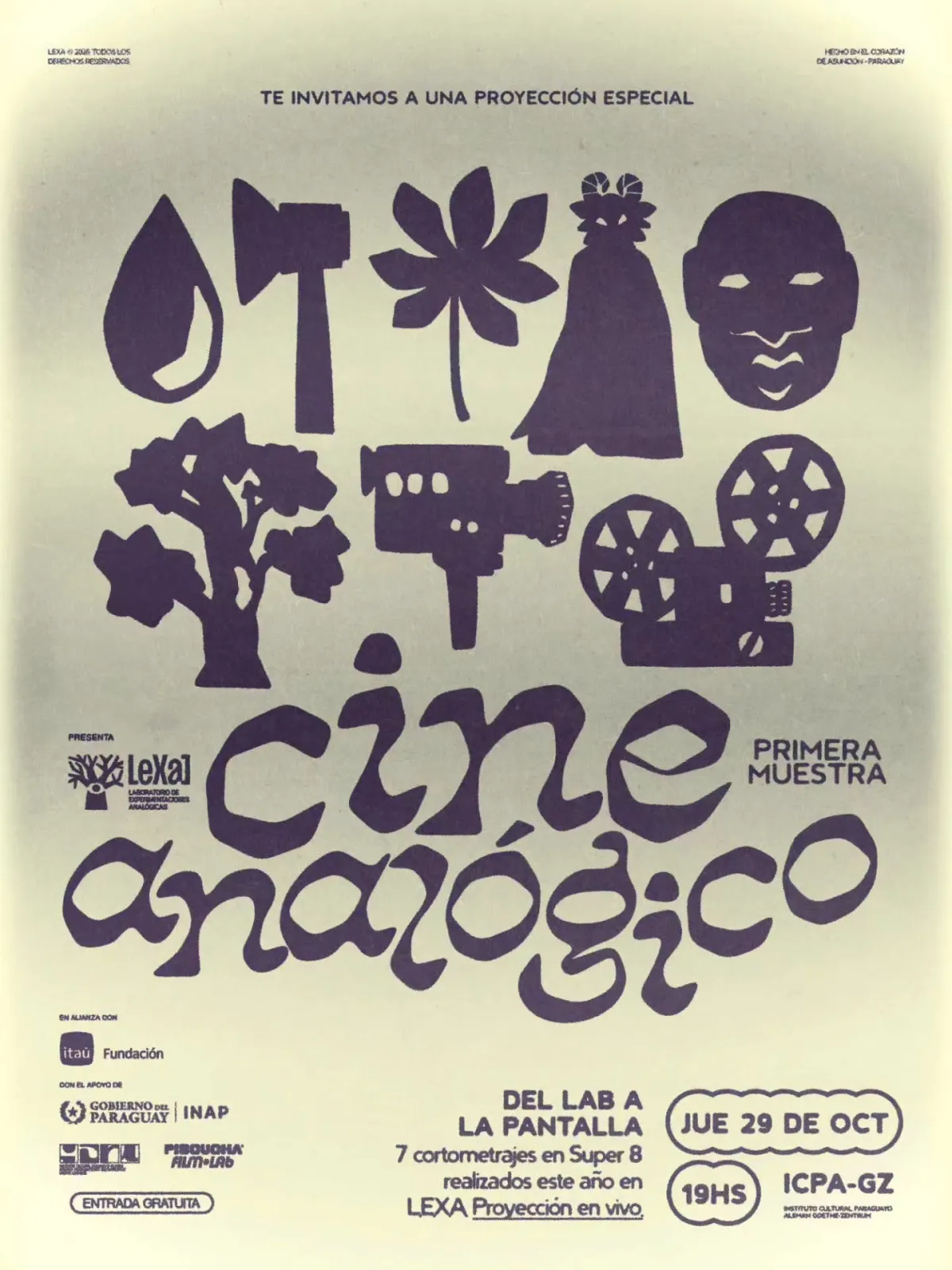 1ra. Muestra de Cine Analógico L.E.X.A.